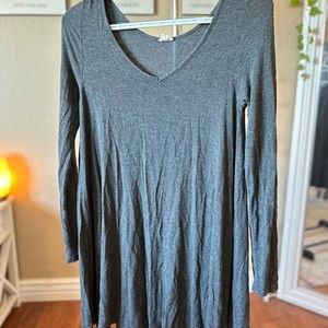 Garage Gray Babydoll Dress